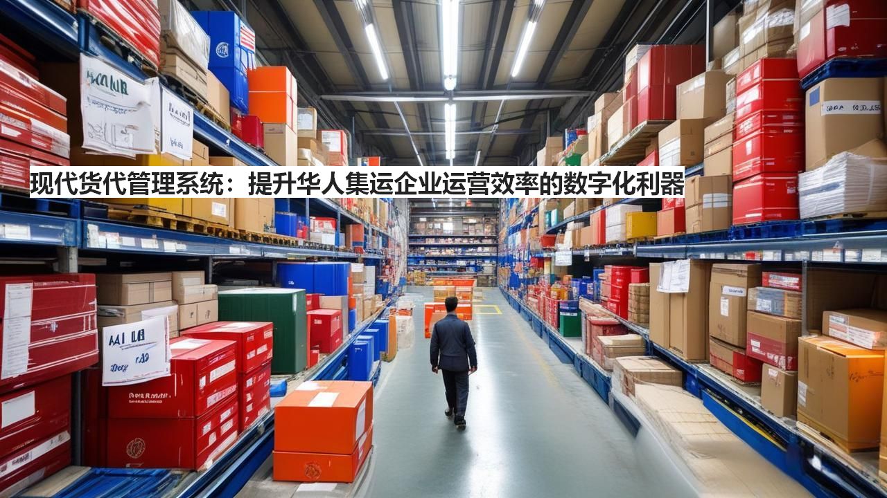 現(xiàn)代貨代管理系統(tǒng)：提升華人集運企業(yè)運營效率的數(shù)字化利器